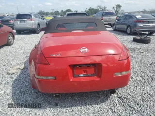2005 Nissan 350Z Touring with VIN JN1AZ36A45M758356, listed as a Copart auction lot 54185795 with 83,134 mi miles and Salvage Title. Bid and sale history available at carsss.com. Image 6.