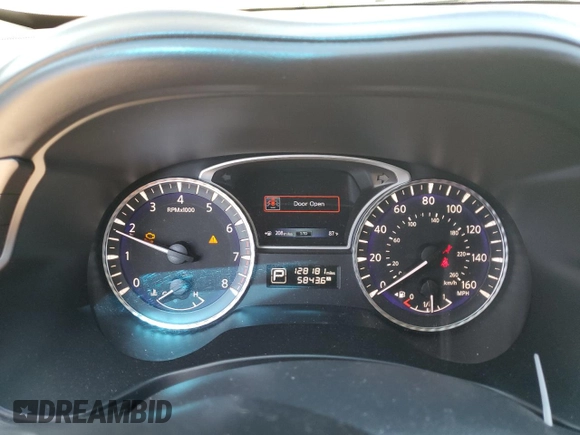 2013 Infiniti JX35 with VIN 5N1AL0MM9DC325674, listed as a Copart auction lot 70765154 with 58,436 mi miles and Salvage Title. Bid and sale history available at carsss.com. Image 9.