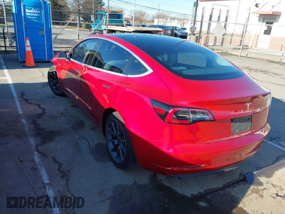 2020 Tesla Model 3 Long Range with VIN 5YJ3E1EB4LF668470, listed as a IAAI auction lot 41743651 with 151,957 mi miles. Bid and sale history available at carsss.com. Image 3.