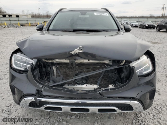2020 Mercedes-Benz GLC with VIN WDC0G8DB4LF702372, listed as a Copart auction lot 47998425 with 38,247 mi miles and Salvage Title. Bid and sale history available at carsss.com. Image 5.