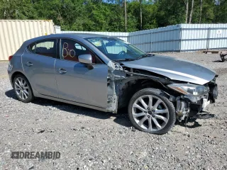 2016 Mazda 3 S Touring with VIN JM1BM1M3XG1293384, listed as a Copart auction lot 55459765 with 67,481 mi miles and Salvage title. Bid and sale history available at DreamBid. Image 4.