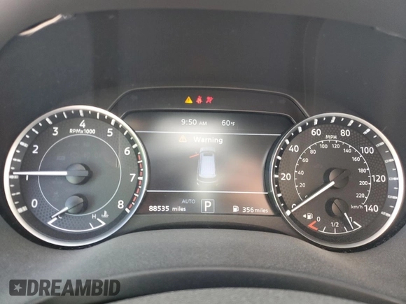 2021 Nissan Armada SV z VIN JN8AY2AD7M9661699, wystawiony jako Copart lot #47533705 z przebiegiem 88 535 mil mil oraz Szkoda całkowita • Salvage title. Historia ofert i sprzedaży dostępna na DreamBid. Obrazek 9.