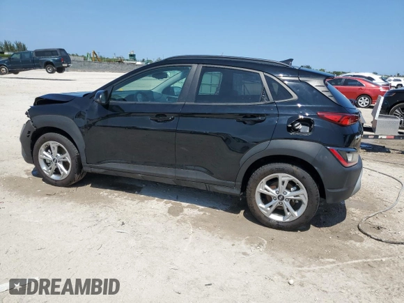 2023 Hyundai Kona SEL with VIN KM8K3CAB5PU010605, listed as a Copart auction lot 55762195 with 13,314 mi miles and Salvage Title. Bid and sale history available at DreamBid. Image 2.