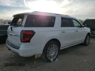 2023 Ford Expedition Max Platinum with VIN 1FMJK1M87PEA27287, listed as a Copart auction lot 42148204 with 2,666 mi miles and Salvage title. Bid and sale history available at DreamBid. Image 3.