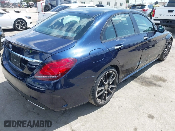 2020 Mercedes-Benz C 300 with VIN WDDWF8DB6LR527033, listed as a IAAI auction lot 41958754 with 43,406 mi miles and . Bid and sale history available at carsss.com. Image 4.