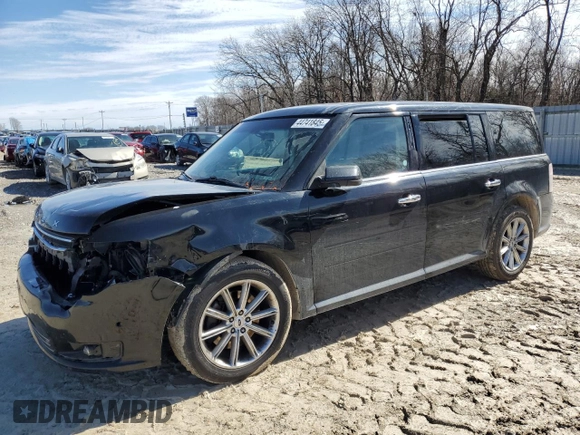 2018 Ford Flex Limited with VIN 2FMGK5D82JBA13981, listed as a Copart auction lot 44741845 with 150,681 mi miles and Salvage Title. Bid and sale history available at carsss.com. Image 1.