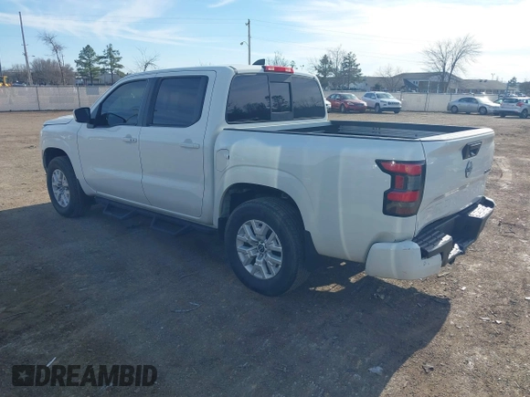 2022 Nissan Frontier S with VIN 1N6ED1EK0NN618100, listed as a IAAI auction lot 41578405 with 38,845 mi miles. Bid and sale history available at carsss.com. Image 3.
