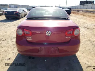 2007 Volkswagen Eos 2.0T with VIN WVWDA71F47V029749, listed as a Copart auction lot 42396885 with 67,454 mi miles and Salvage Title. Bid and sale history available at DreamBid. Image 6.