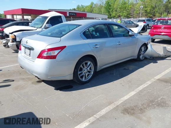 2010 Nissan Maxima 3.5 SV with VIN 1N4AA5AP1AC871912, listed as a IAAI auction lot 42053221 with 81,337 mi miles. Bid and sale history available at carsss.com. Image 4.