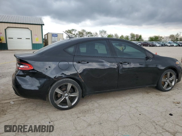 2015 Dodge Dart GT with VIN 1C3CDFEB0FD278420, listed as a Copart auction lot 55851335 with 178,235 mi miles and Clean Title. Bid and sale history available at carsss.com. Image 3.