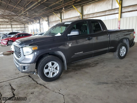 2018 Toyota Tundra 2WD SR with VIN 5TFRY5F15JX235273, listed as a Copart auction lot 44681635 with 123,395 mi miles and Salvage Title. Bid and sale history available at carsss.com. Image 1.