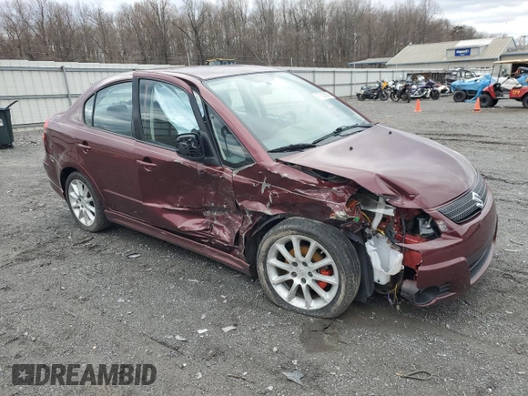 2008 Suzuki SX4 Touring Pkg 2 with VIN JS2YC417885101241, listed as a Copart auction lot 47620805 with 135,194 mi miles and Salvage Title. Bid and sale history available at carsss.com. Image 4.