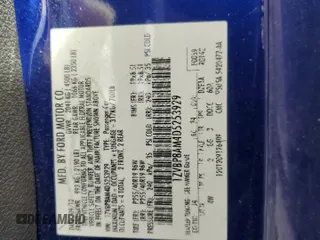 2013 Ford Mustang V6 z VIN 1ZVBP8AM4D5253929, wystawiony jako Copart lot #61657285 z przebiegiem Nie podano mil oraz Nie do naprawy • Non repairable. Historia ofert i sprzedaży dostępna na DreamBid. Obrazek 13.