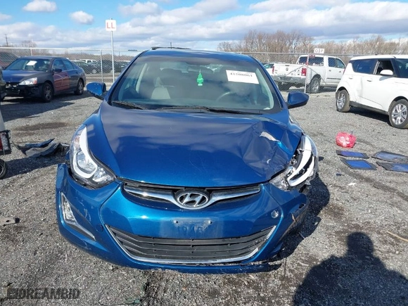 2016 Hyundai Elantra SE with VIN KMHDH4AE4GU502326, listed as a IAAI auction lot 41508061 with 109,661 mi miles. Bid and sale history available at carsss.com. Image 12.