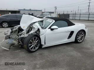 2019 Porsche 718 Boxster z VIN WP0CA2A80KS211040, wystawiony jako Copart lot #76409354 z przebiegiem 27 669 mil mil oraz Szkoda całkowita • Salvage title. Historia ofert i sprzedaży dostępna na DreamBid. Obrazek 1.