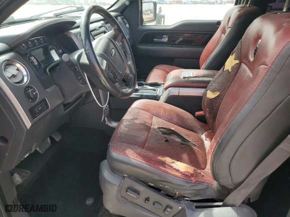 2013 Ford F-150 XL with VIN 1FTFW1CT4DFB36445, listed as a Copart auction lot 48150415 with 317,694 mi miles and Salvage Title. Bid and sale history available at carsss.com. Image 7.