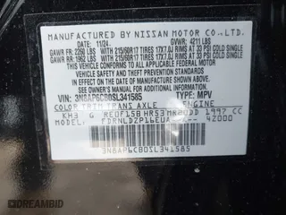 2025 Nissan Kicks SV with VIN 3N8AP6CB0SL341585, listed as a IAAI auction lot 41639532 with 902 mi miles. Bid and sale history available at carsss.com. Image 9.