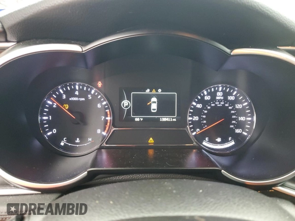 2014 Kia Optima SXL Turbo with VIN 5XXGR4A61EG335840, listed as a Copart auction lot 44946495 with 138,411 mi miles and Salvage Title. Bid and sale history available at DreamBid. Image 9.