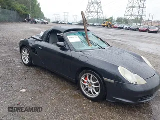 2003 Porsche Boxster S with VIN WP0CB29823U662042, listed as a IAAI auction lot 42616745 with 77,441 mi miles and . Bid and sale history available at DreamBid. Image 1.