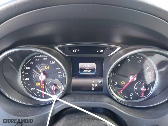 2019 Mercedes-Benz GLA with VIN WDCTG4EB4KU017657, listed as a IAAI auction lot 41354313 with 68,006 mi miles. Bid and sale history available at carsss.com. Image 7.
