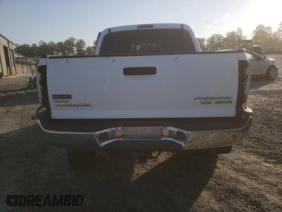 2008 Toyota Tacoma PreRunner with VIN 3TMJU62N98M068925, listed as a Copart auction lot 53834005 with 168,324 mi miles and Salvage title. Bid and sale history available at DreamBid. Image 6.