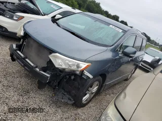 2011 Nissan Quest S with VIN JN8AE2KP8B9004537, listed as a Copart auction lot 74769744 with 98,523 mi miles and Salvage Title. Bid and sale history available at carsss.com. Image 1.
