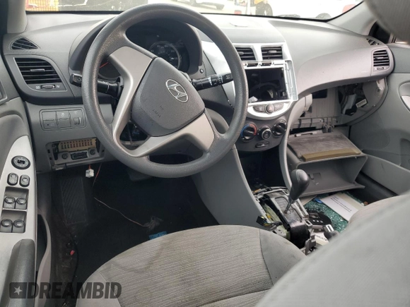 2017 Hyundai Accent SE with VIN KMHCT4AE6HU376532, listed as a Copart auction lot 47270745 with 133,725 mi miles and Salvage Title. Bid and sale history available at carsss.com. Image 8.