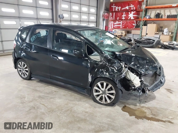 2012 Honda Fit Sport with VIN JHMGE8H58CC012218, listed as a IAAI auction lot 42038285 with 155,677 mi miles and . Bid and sale history available at DreamBid. Image 1.