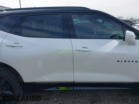 2022 Chevrolet Blazer RS with VIN 3GNKBERS2NS202155, listed as a IAAI auction lot 41918572 with 49,346 mi miles and . Bid and sale history available at DreamBid. Image 13.