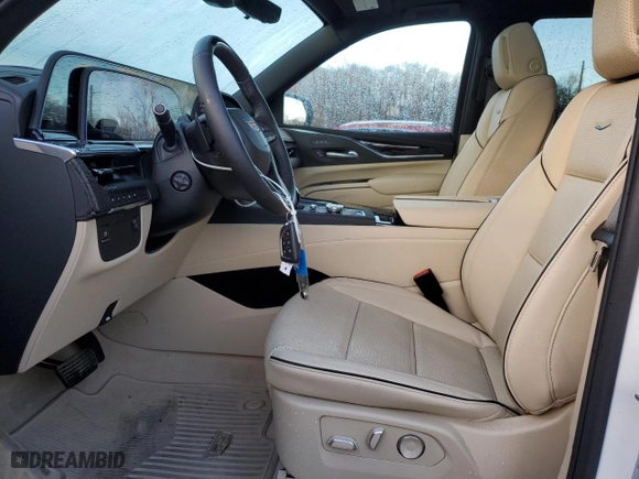2024 Cadillac Escalade 4WD Premium Luxury with VIN 1GYS4BKL1RR360705, listed as a Copart auction lot 85241514 with 2,615 mi miles and Salvage Title. Bid and sale history available at carsss.com. Image 7.