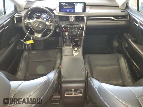 2020 Lexus RX 350 with VIN 2T2HZMDA4LC244226, listed as a Copart auction lot 55571615 with 31,410 mi miles and Salvage Title. Bid and sale history available at DreamBid. Image 8.
