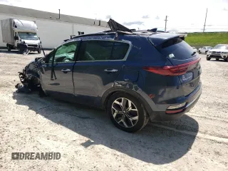 2021 Kia Sportage EX with VIN KNDPNCAC0M7847575, listed as a Copart auction lot 57667035 with Not provided miles and Salvage title. Bid and sale history available at DreamBid. Image 2.