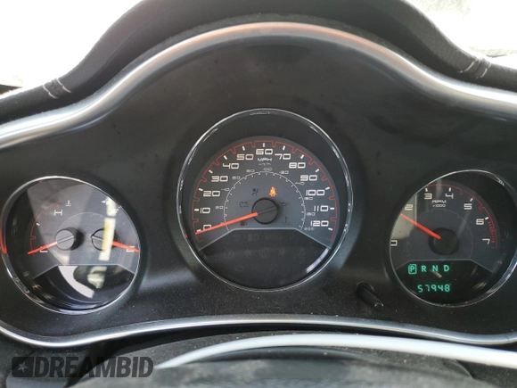 2013 Dodge Avenger SE with VIN 1C3CDZAB4DN742419, listed as a Copart auction lot 53137105 with 57,948 mi miles and Clean Title. Bid and sale history available at DreamBid. Image 9.