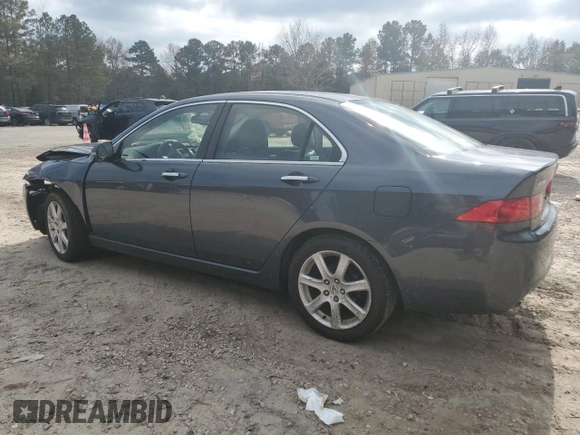 2004 Acura TSX with VIN JH4CL958X4C019911, listed as a Copart auction lot 80004904 with Not provided miles and Salvage title. Bid and sale history available at DreamBid. Image 2.