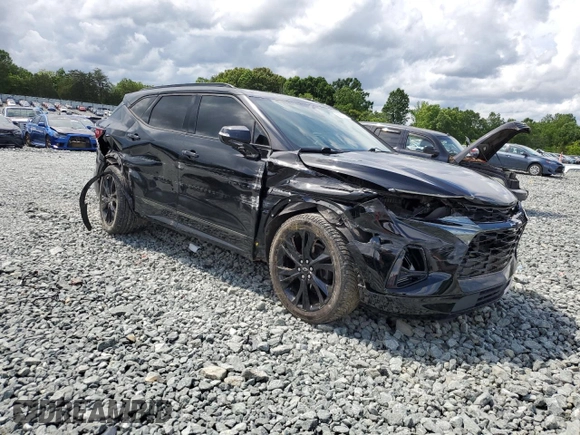 2020 Chevrolet Blazer RS с VIN 3GNKBERS8LS575827, выставлен на аукционе Copart как лот 56800715 с пробегом 77 424 миль миль и Списание • Salvage title. История ставок и продаж доступна на DreamBid. Изображение 4.