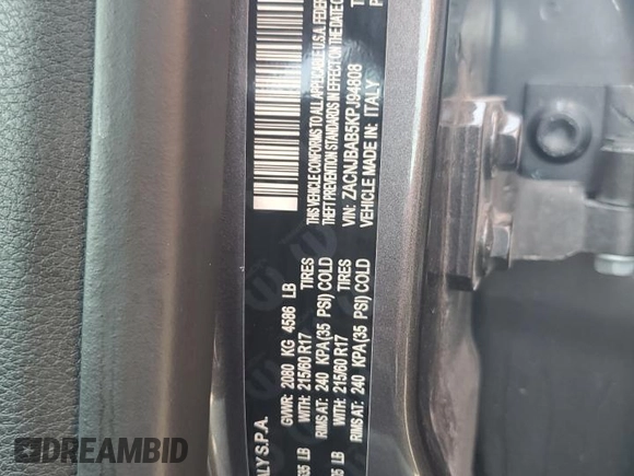2019 Jeep Renegade Sport with VIN ZACNJBAB5KPJ94808, listed as a Copart auction lot 61771695 with 195,788 mi miles and Salvage title. Bid and sale history available at DreamBid. Image 14.