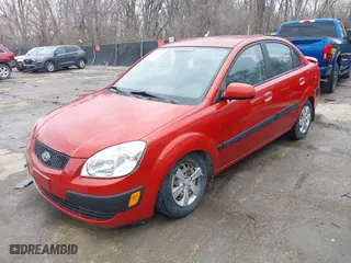 2009 Kia Rio SX with VIN KNADE223796561406, listed as a IAAI auction lot 41650749 with 100,041 mi miles. Bid and sale history available at carsss.com. Image 18.