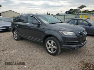 2013 Audi Q7 Premium Plus with VIN WA1LGAFE1DD012846, listed as a Copart auction lot 63091715 with 145,250 mi miles and Clean title. Bid and sale history available at DreamBid. Image 4.
