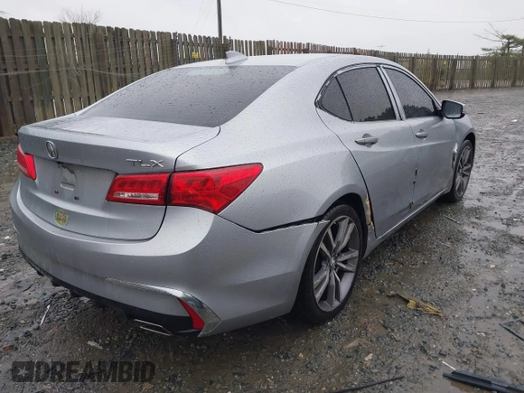 2019 Acura TLX Technology with VIN 19UUB2F42KA007788, listed as a IAAI auction lot 41970877 with 104,356 mi miles and . Bid and sale history available at DreamBid. Image 4.