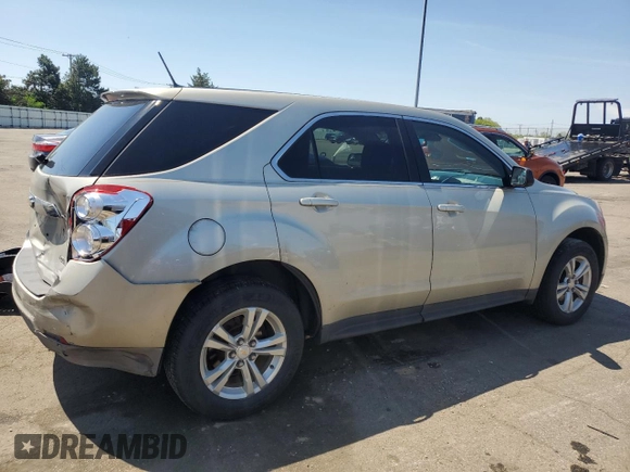 2014 Chevrolet Equinox LS with VIN 2GNFLEEK1E6347822, listed as a Copart auction lot 54272895 with 150,813 mi miles and Salvage Title. Bid and sale history available at DreamBid. Image 3.