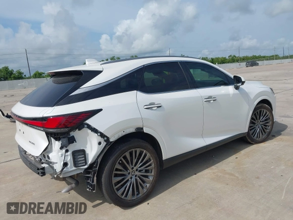 2023 Lexus RX 350 with VIN 2T2BAMBA5PC003698, listed as a IAAI auction lot 42331145 with 15,833 mi miles and . Bid and sale history available at DreamBid. Image 4.