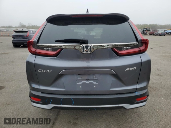2022 Honda CR-V EX-L with VIN 2HKRW2H81NH629773, listed as a Copart auction lot 51294815 with 38,520 mi miles and Salvage Title. Bid and sale history available at carsss.com. Image 6.