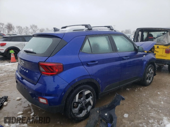 2021 Hyundai Venue SEL with VIN KMHRC8A3XMU073196, listed as a Copart auction lot 48167204 with Not Provided miles and Salvage Title. Bid and sale history available at carsss.com. Image 5.