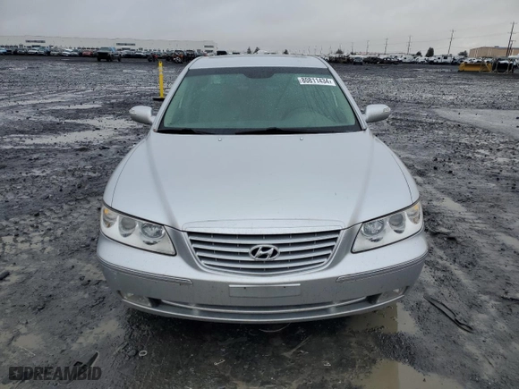 2007 Hyundai Azera SE with VIN KMHFC46F47A202070, listed as a Copart auction lot 80811434 with 98,692 mi miles and Salvage Title. Bid and sale history available at carsss.com. Image 5.