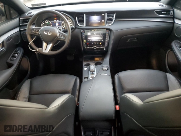 2024 Infiniti QX55 Luxe with VIN 3PCAJ5JR7RF113714, listed as a Copart auction lot 79325634 with 3,147 mi miles and Salvage Title. Bid and sale history available at DreamBid. Image 8.