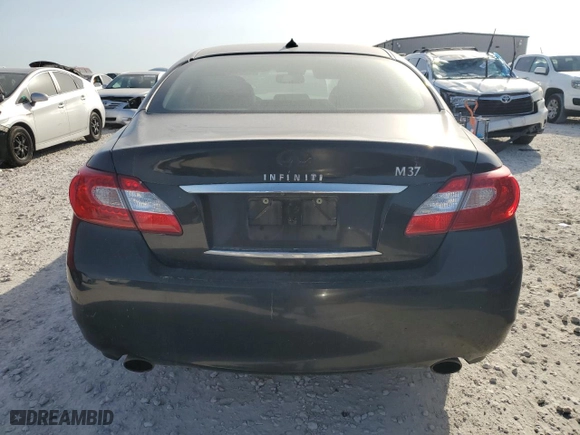 2012 Infiniti M37 with VIN JN1BY1AP6CM336139, listed as a Copart auction lot 49857955 with 168088 miles and Clean Title. Bid and sale history available at carsss.com. Image 6.