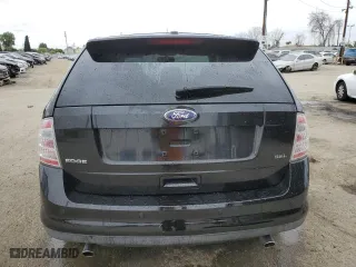 2010 Ford Edge SEL with VIN 2FMDK3JC7ABB58787, listed as a Copart auction lot 52556455 with 185,414 mi miles and Salvage Title. Bid and sale history available at carsss.com. Image 6.