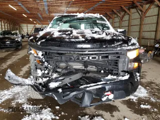 2022 Chevrolet Silverado 1500 Custom Trail Boss with VIN 3GCPDCEK0NG608635, listed as a Copart auction lot 81301514 with 46,289 mi miles and Salvage Title. Bid and sale history available at carsss.com. Image 5.