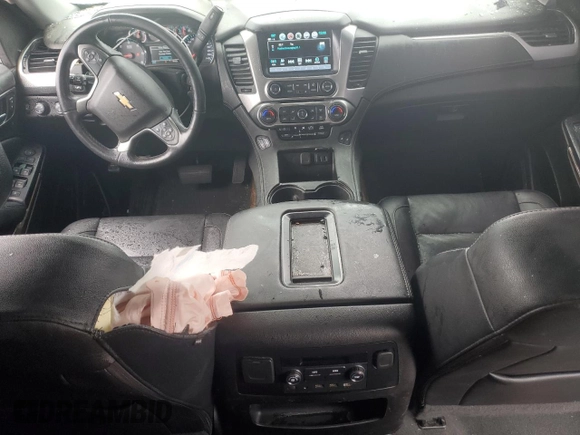 2019 Chevrolet Suburban LT with VIN 1GNSKHKC5KR315150, listed as a Copart auction lot 45369895 with 47,181 mi miles and Salvage Title. Bid and sale history available at DreamBid. Image 8.