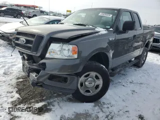 2005 Ford F-150 STX with VIN 1FTRX14W45FB61544, listed as a Copart auction lot 45526925 with 0 mi miles and Salvage Title. Bid and sale history available at carsss.com. Image 1.